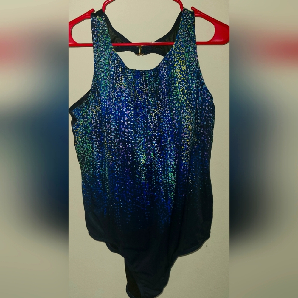 Swimsuits For All Blue Tank swimsuit
